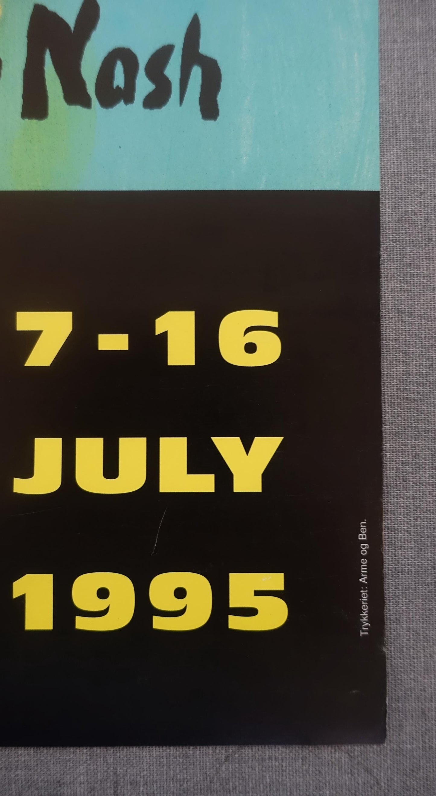 1995 Copenhagen Jazz Festival - Original Vintage Poster