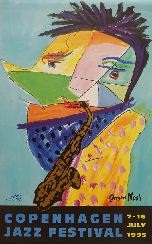 1995 Copenhagen Jazz Festival - Original Vintage Poster