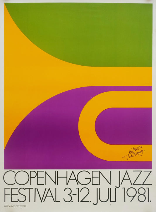 1981 Copenhagen Jazz Festival - Original Vintage Poster