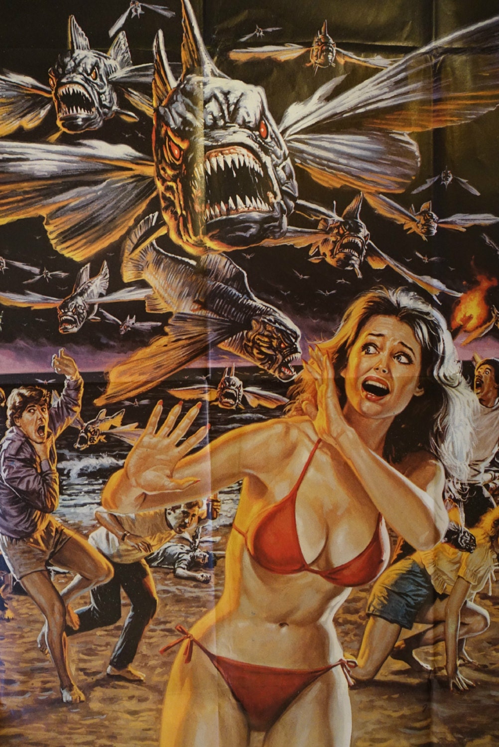 1982 Piranha II "The Spawning" - Original Vintage Poster