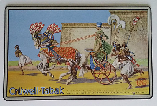 1930s Tobacco Cruwell Advertisement - Original Vintage Cardboard Advertisement