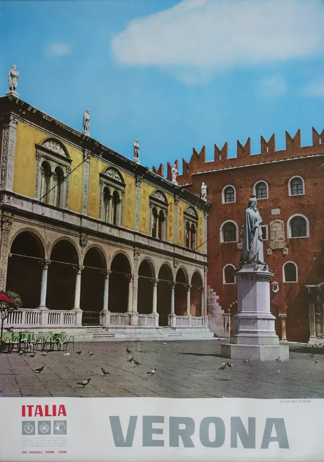 1964 Verona Travel Poster - Original Vintage Poster