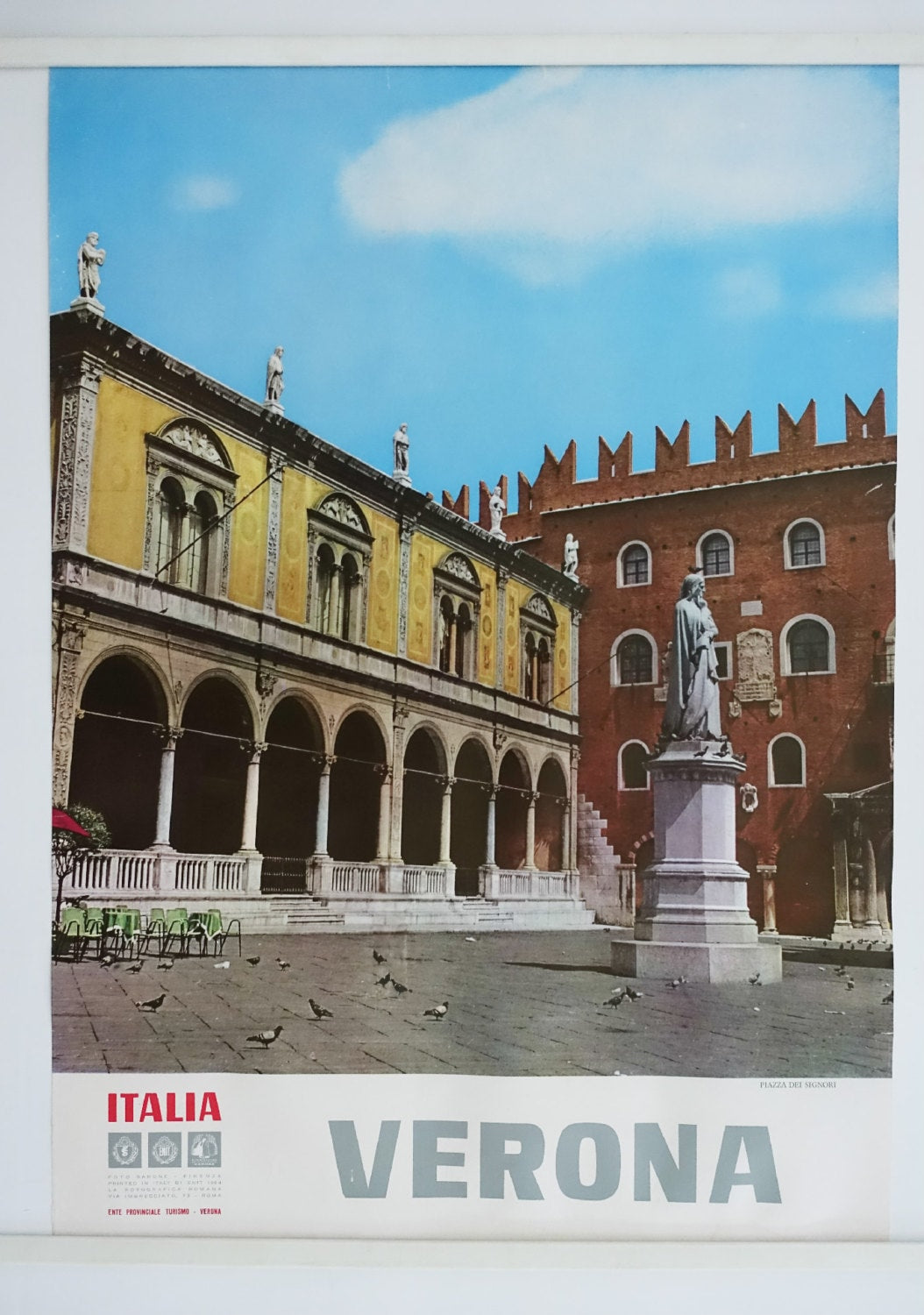1964 Verona Travel Poster - Original Vintage Poster
