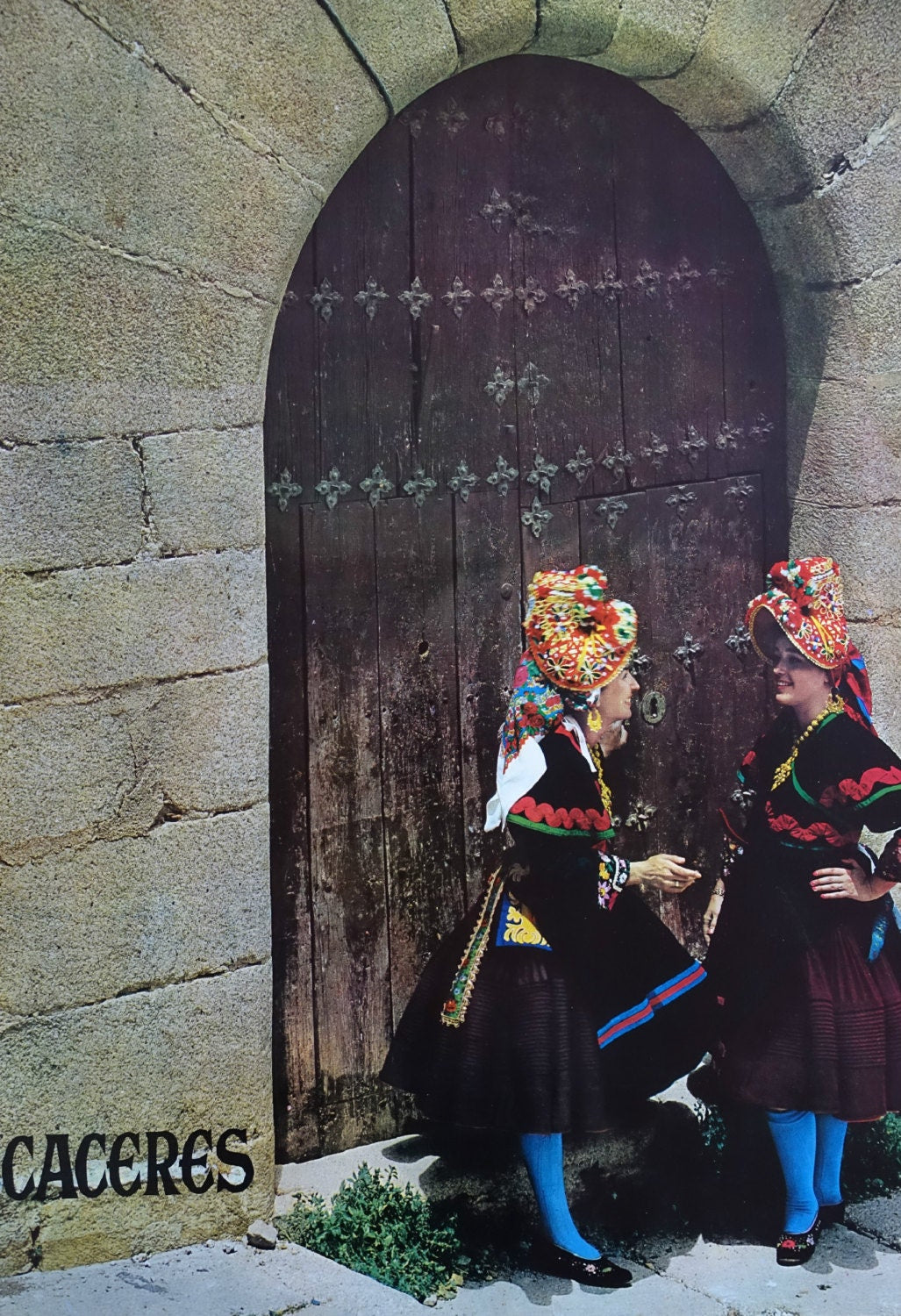 1965 Spain Travel Poster (Cáceres) - Original Vinage Poster