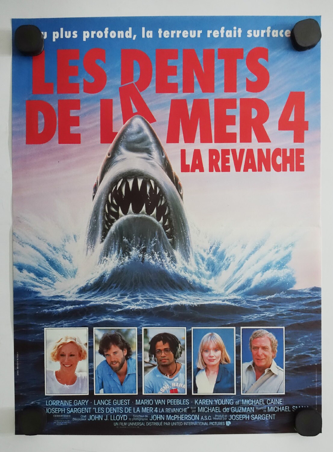1987 Jaws: The Revenge (French) - Original Vintage Poster