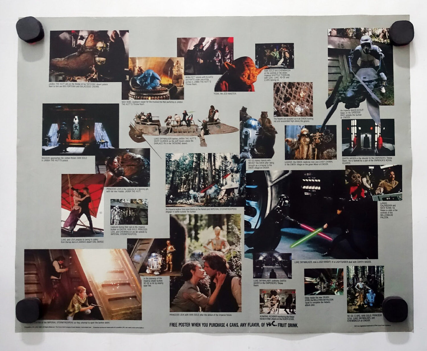 1983 Return of the Jedi Two-Sided Special Poster - Original Vintage Poster