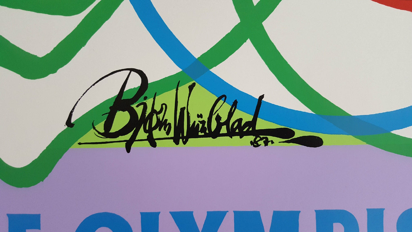 1988 Wiinblad Paralympic Games Seoul - Original Vintage Poster