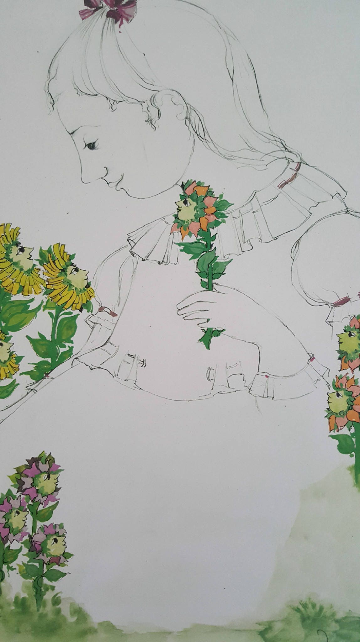 1989 Wiinblad Little Ida’s Flowers - Original Vintage Poster