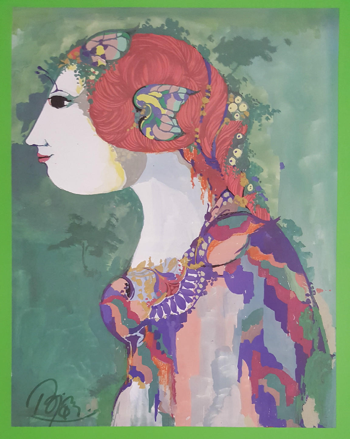 1982 Wiinblad A Midsummer Night’s Dream "Titania" - Original Vintage Poster