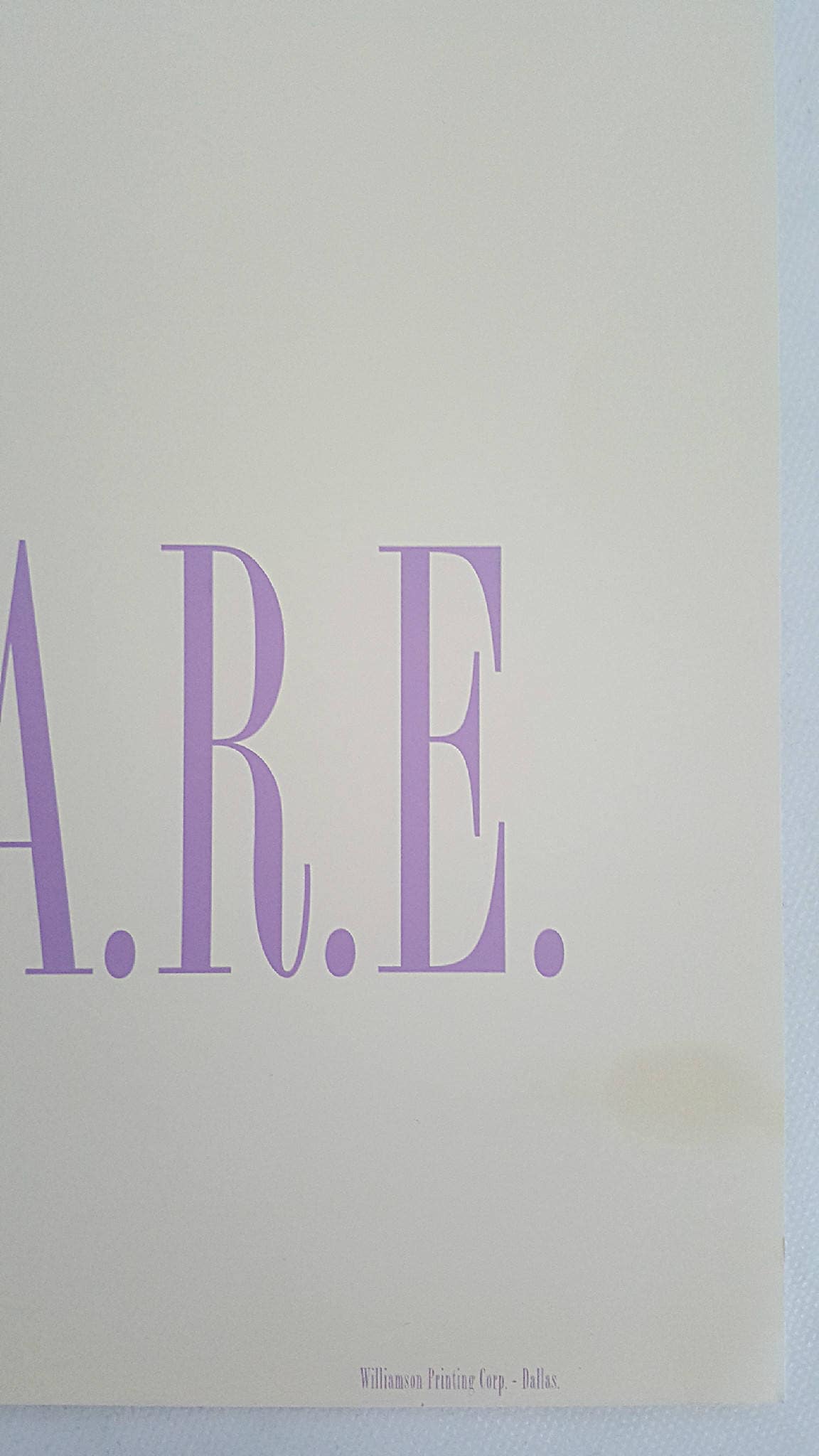 1996 Wiinblad A.W.A.R.E. - Original Vintage Poster