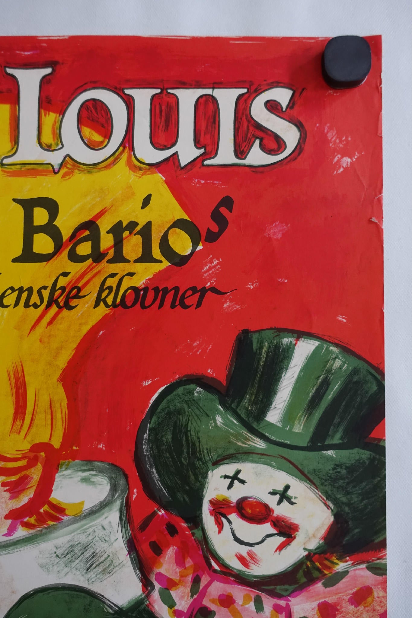 1950s Bario and Bario's in Circus Louis by Erik Stockmarr - Original Vintage Poster