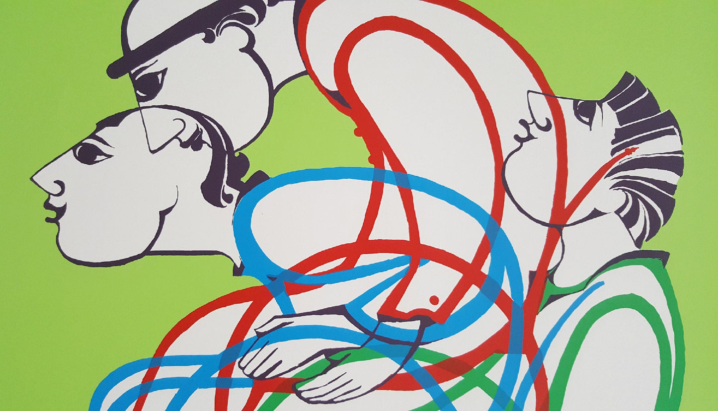 1988 Wiinblad Paralympic Games Seoul - Original Vintage Poster