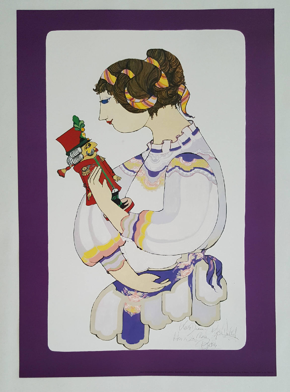 1984 Wiinblad Costume Design for The Nutcracker - Original Vintage Poster
