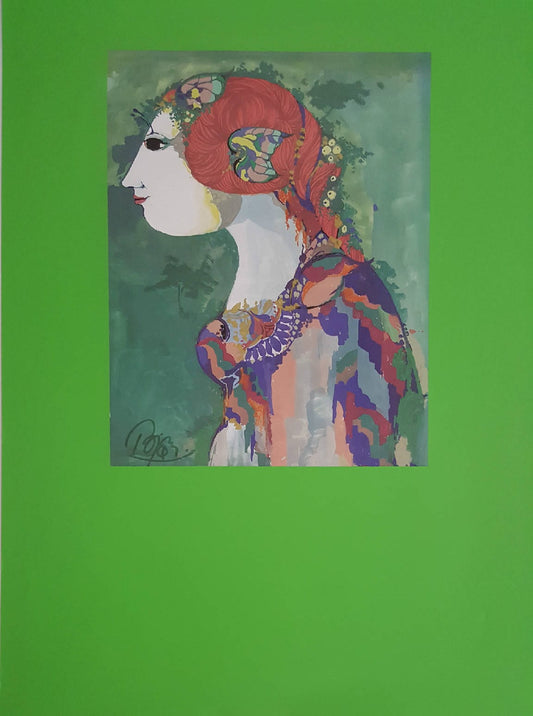 1982 Wiinblad A Midsummer Night’s Dream "Titania" - Original Vintage Poster