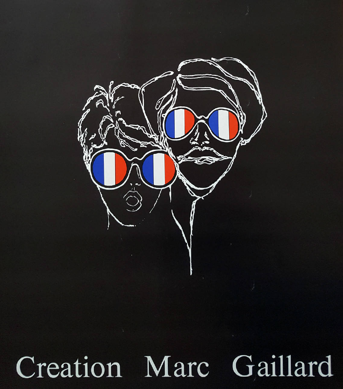 1970s Marc Gaillard Sunglass Fashion - Original Vintage Poster