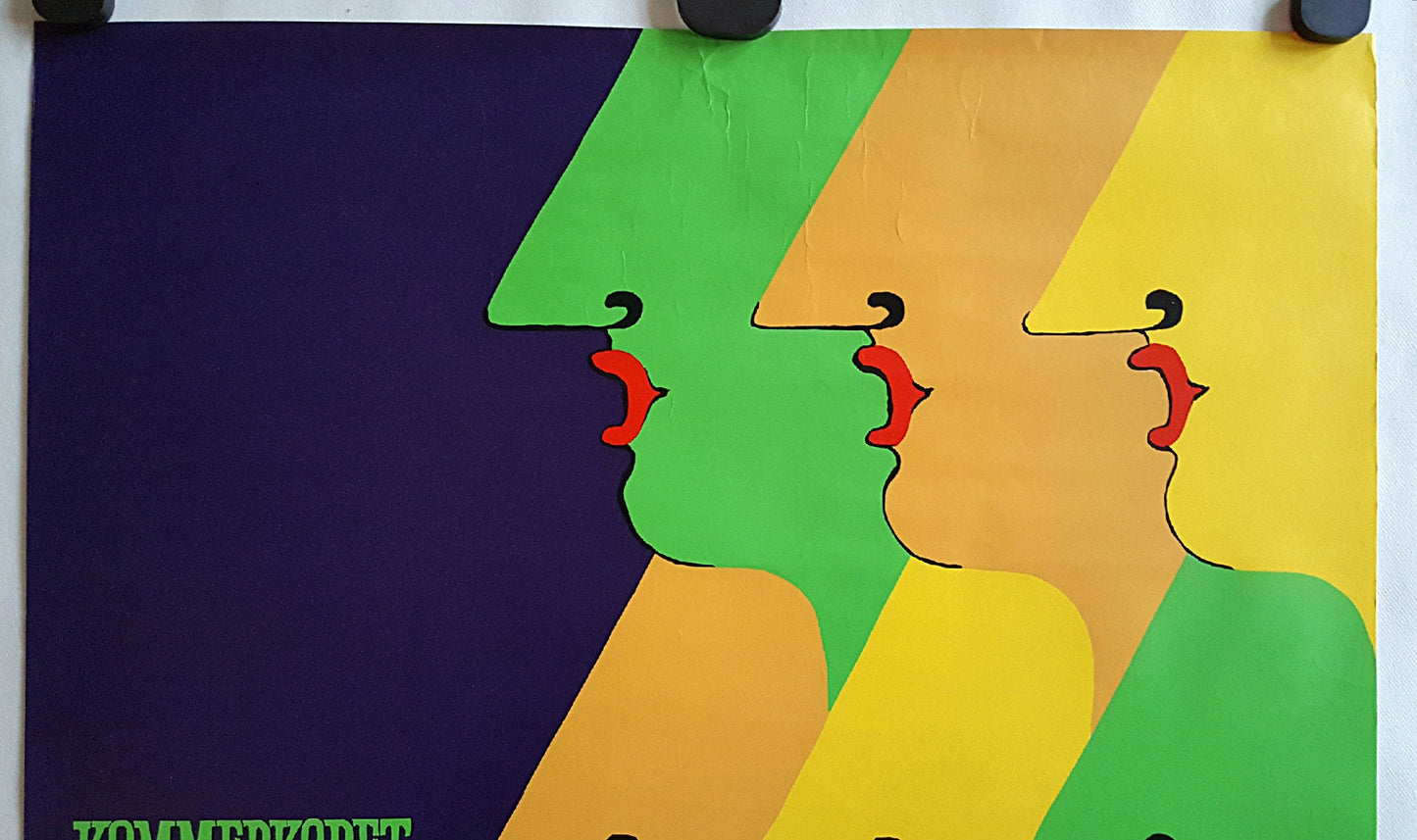 1987 Wiinblad Vox Danica Music Poster - Original Vintage Poster