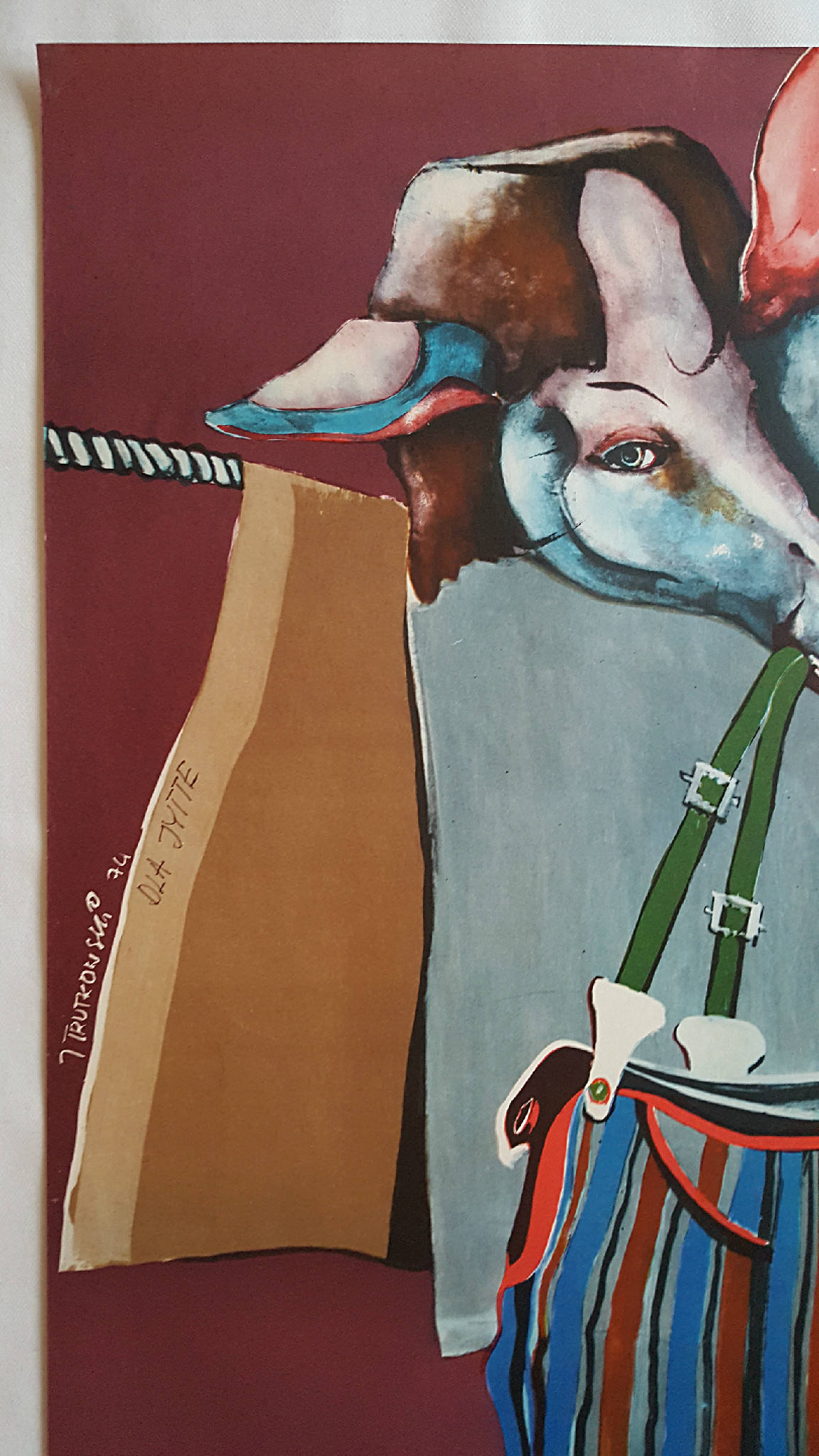 1974 Okapi Polish Theatre Poster - Original Vintage Poster