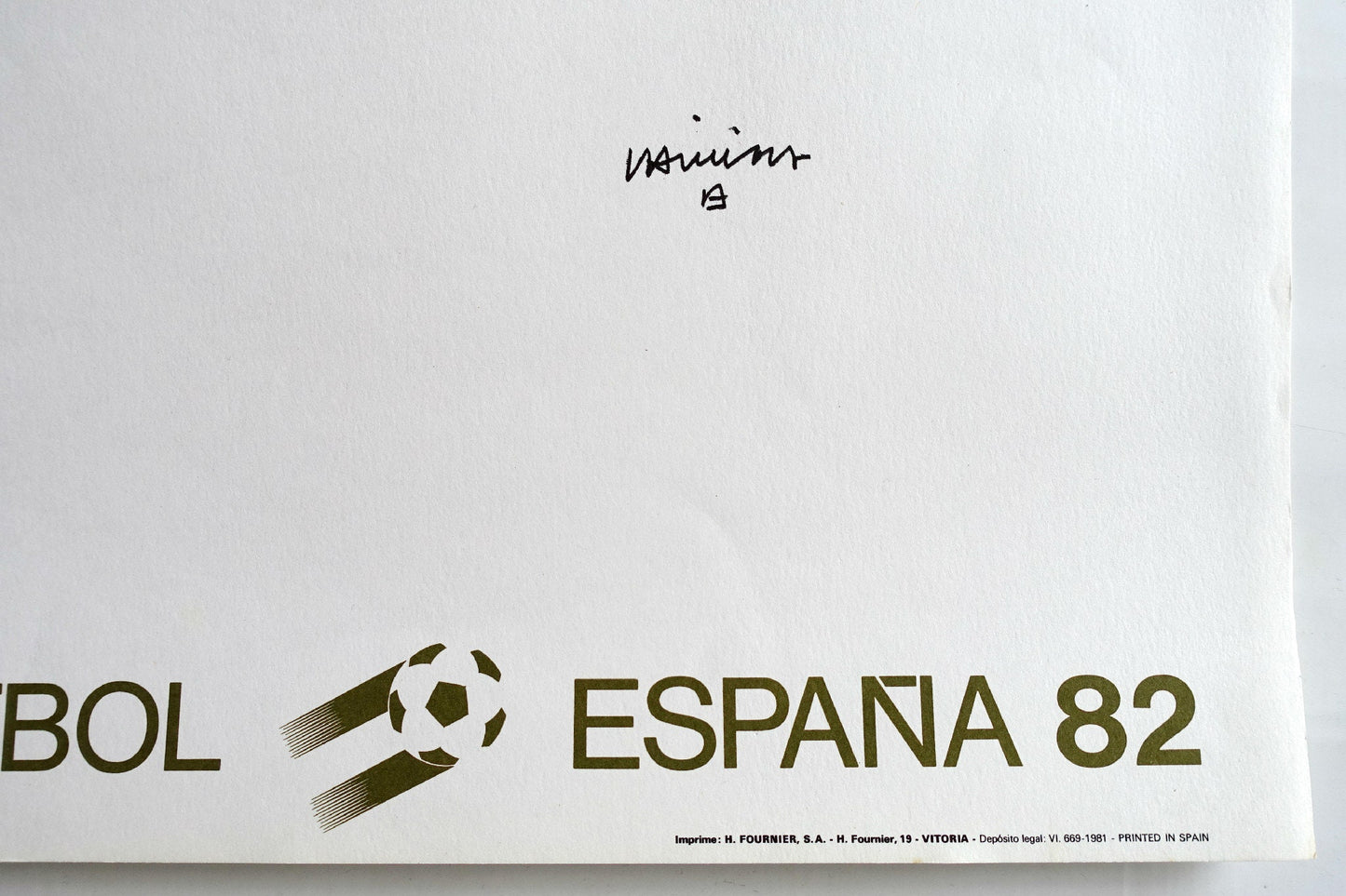1982 World Cup Spain (Bilbao) - Original Vintage Poster
