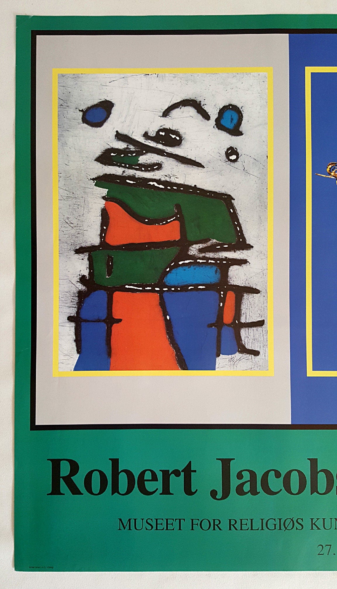 1997 Robert Jacobsen Sculpture Exhibition Poster - Original Vintage Poster