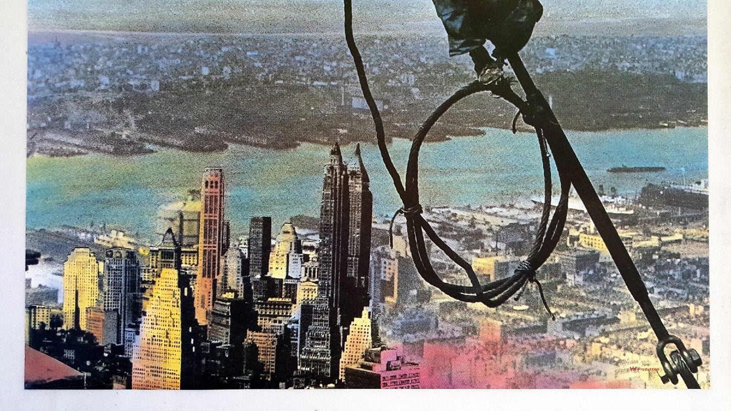 1989 Another America Exhibition Poster - Original Vintage Poster