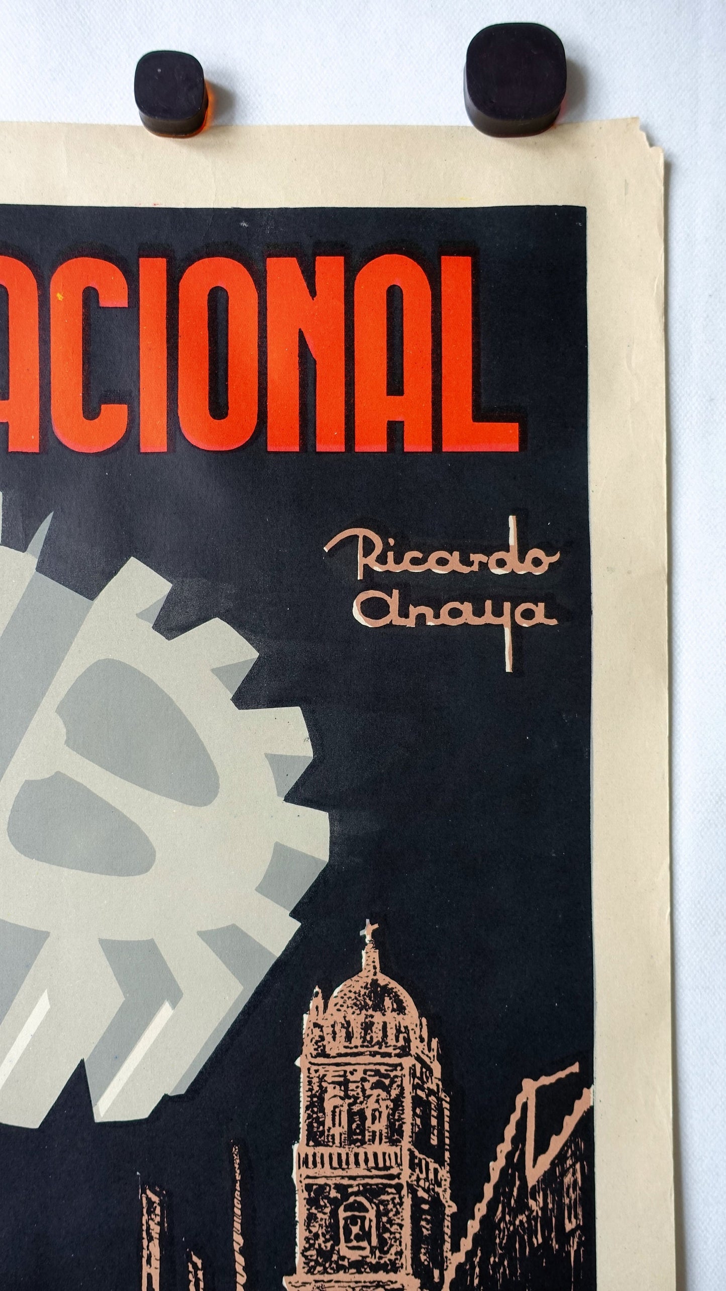 1959 Industry and Handcraft Fair in Montilla - Original Vintage Poster