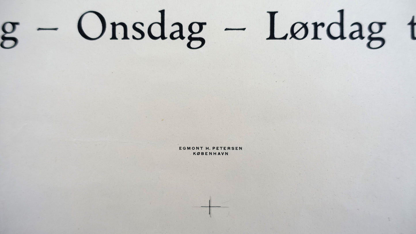 1951 P. S. Krøyer Exhibition Poster - Original Vintage Poster