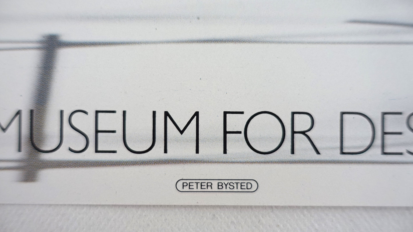 1980s Industrial Design Exhibition on Danish Museum of Art & Design - Original Vintage Poster