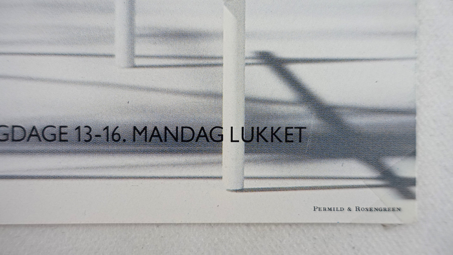 1980s Industrial Design Exhibition on Danish Museum of Art & Design - Original Vintage Poster