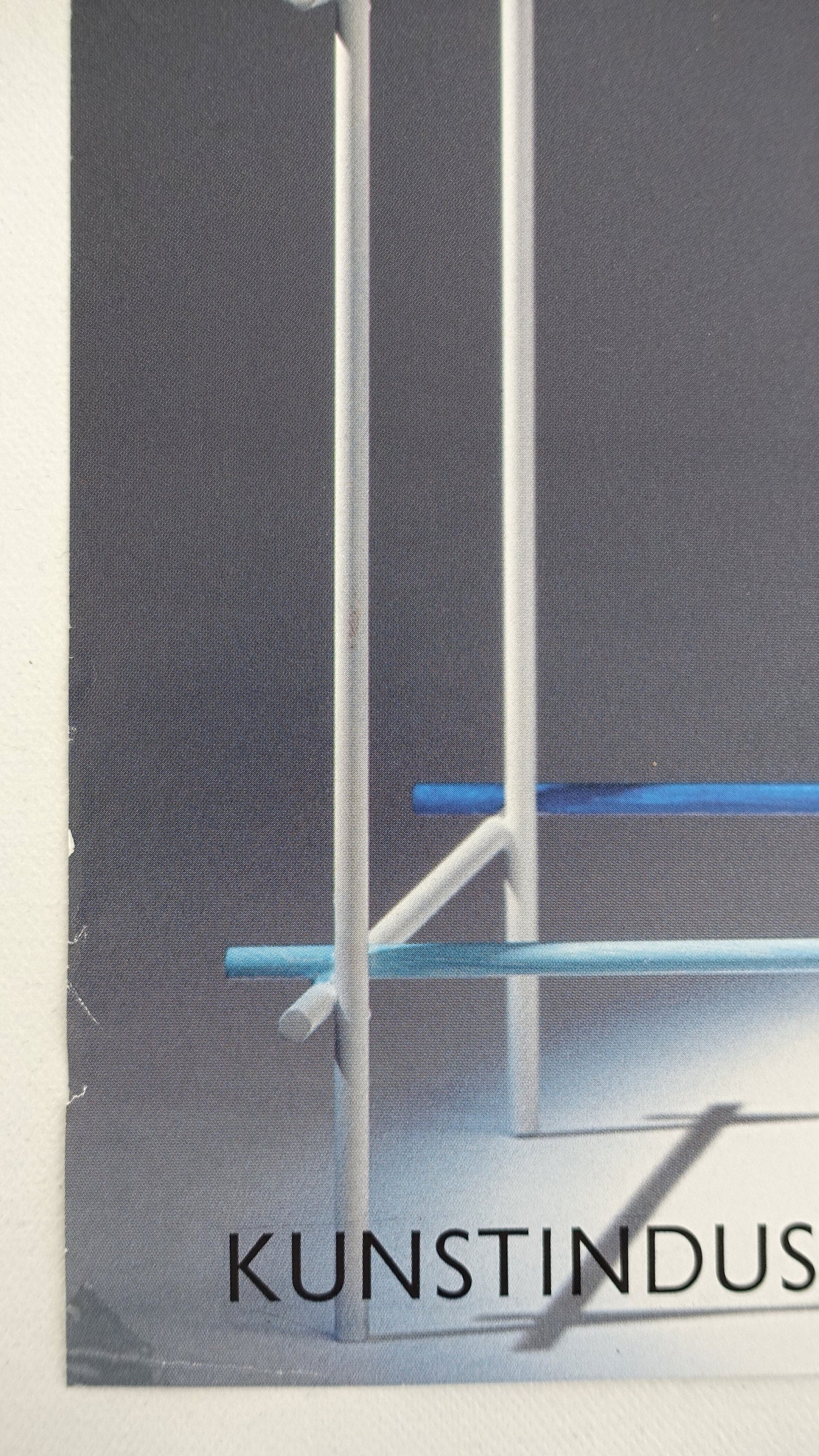 1980s Industrial Design Exhibition on Danish Museum of Art & Design - Original Vintage Poster