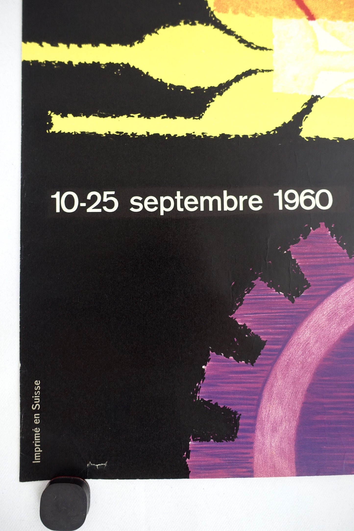 1960 Swiss Bakery Fair 41e Foire Nationale Comptoir Lausanne - Original Vintage Poster