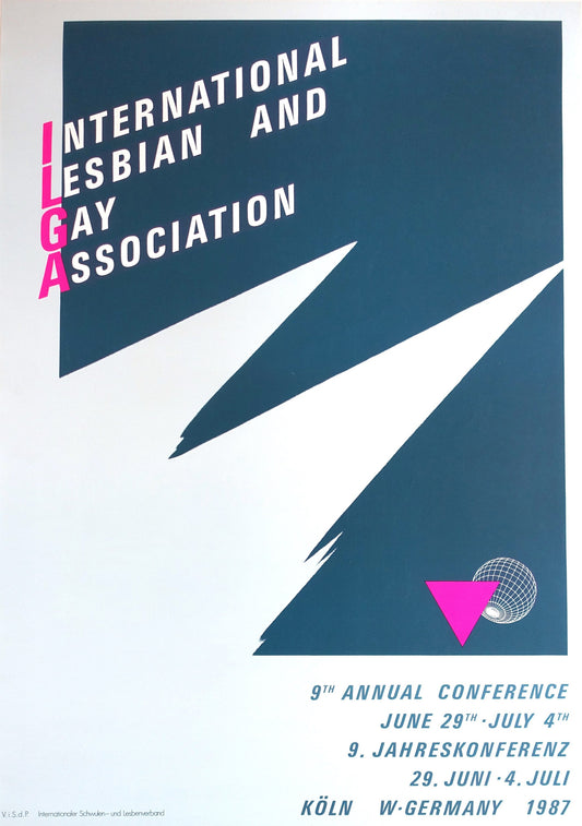 International Lesbian, Gay, Bisexual, Trans and Intersex Association - Original Vintage Poster