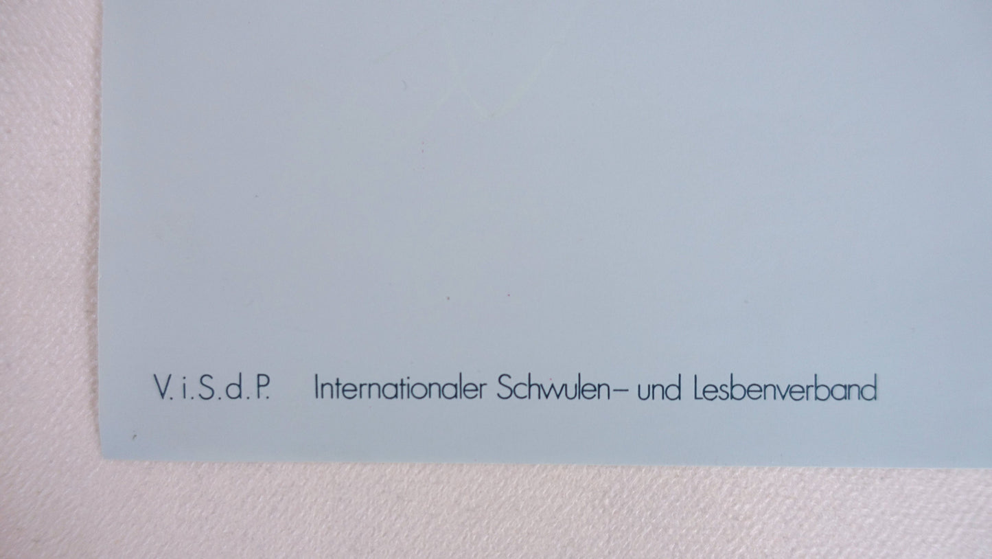 International Lesbian, Gay, Bisexual, Trans and Intersex Association - Original Vintage Poster