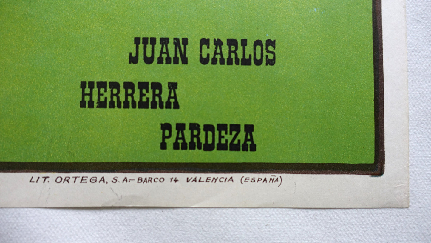 1986 Final Copa del Rey (FC. Barcelona - Zaragoza) - Original Vintage Poster