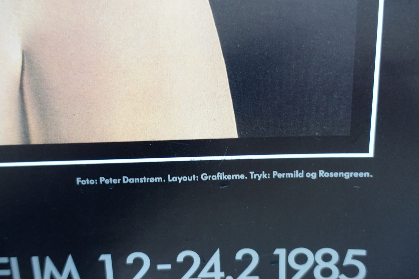 1984 Danish Portriat Paintings 1963-84 - Original Vintage Poster