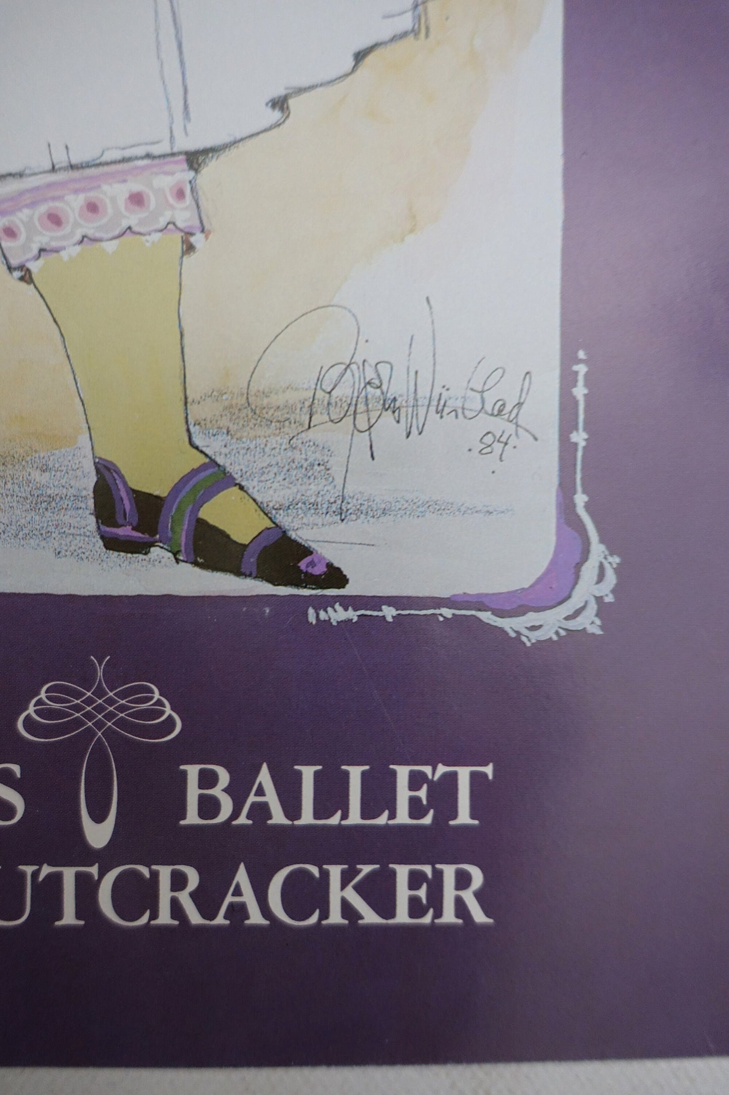 1984 Wiinblad Costume Design for The Nutcracker - Original Vintage Poster