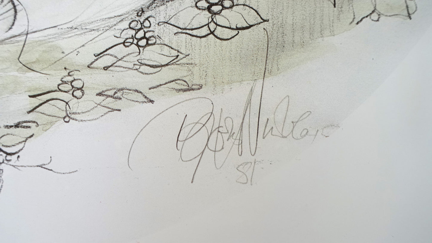 1981 Bjørn Wiinblad Spring Poster I - Original Vintage Poster