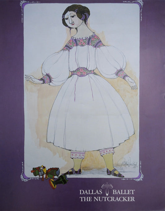 1984 Wiinblad Costume Design for The Nutcracker - Original Vintage Poster