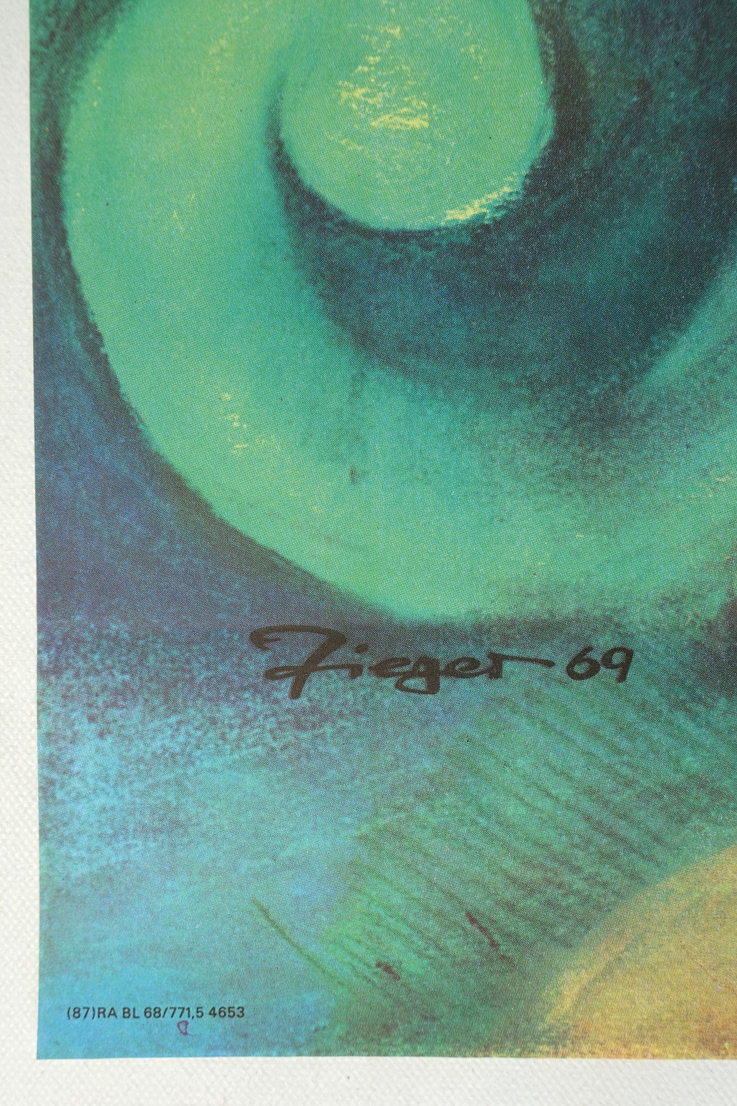 1969 Tierpark Berlin (Rhino) - Original Vintage Poster