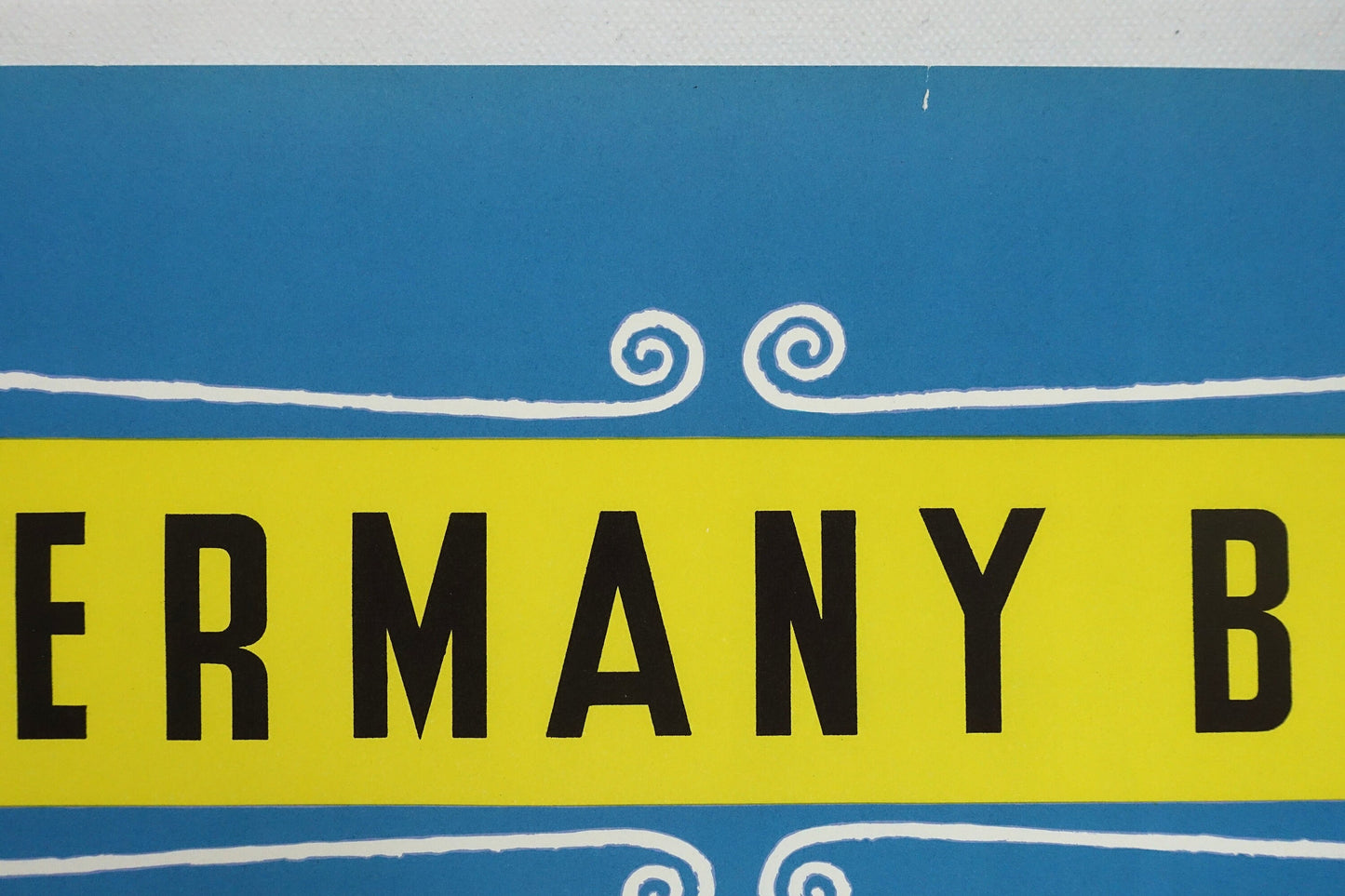 1957 German Railroad Travel Poster - Original Vintage Poster