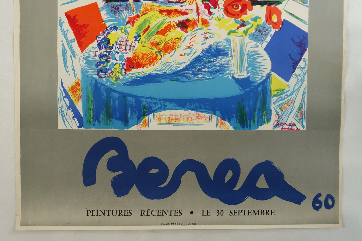 1960 Galerie De Cannes by Dimitrie Berea - Original Vintage Poster