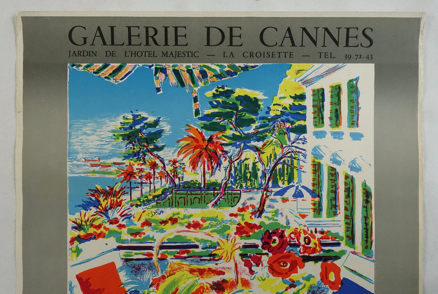 1960 Galerie De Cannes by Dimitrie Berea - Original Vintage Poster