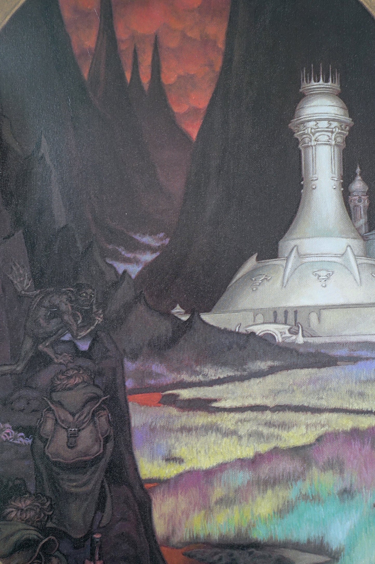 1976 Steve Hickman The Dread Vale - Original Vintage Poster