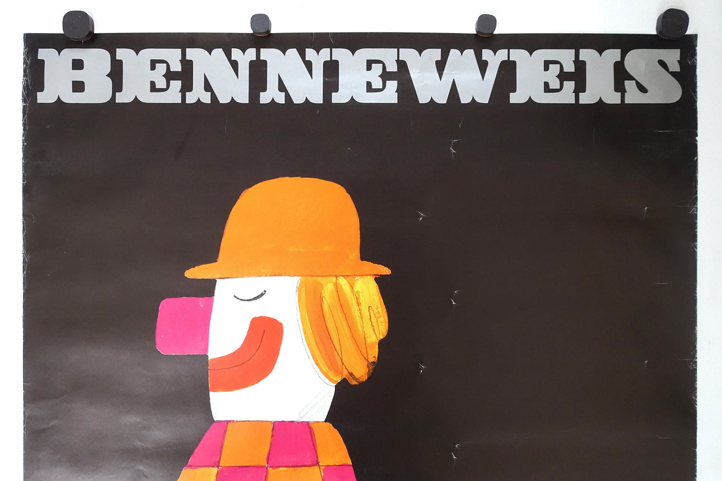 1971 Circus Benneweis by Ib Antoni - Original Vintage Poster