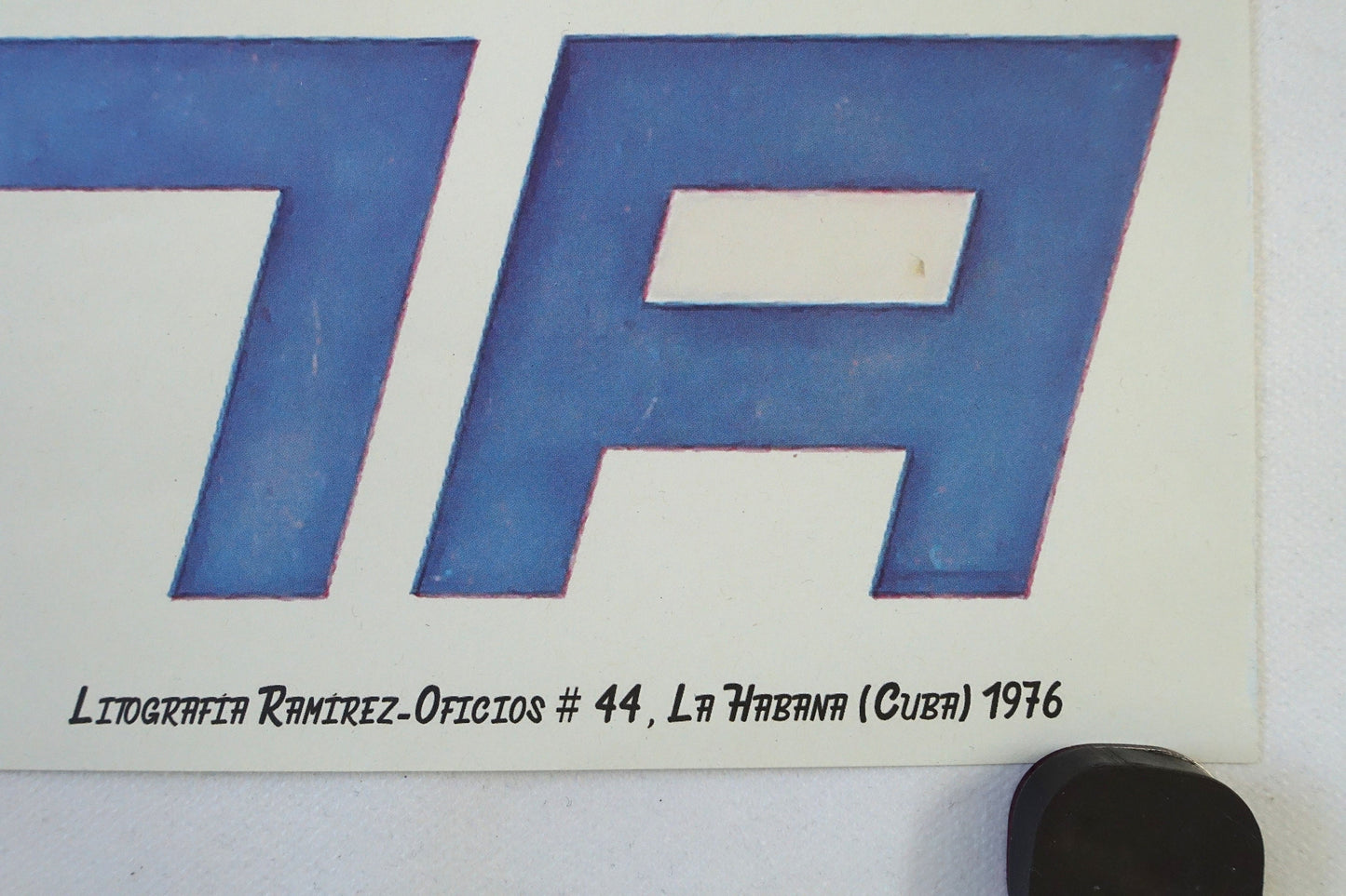 1976 Cuba Travel Poster Cubana - Original Vintage Poster