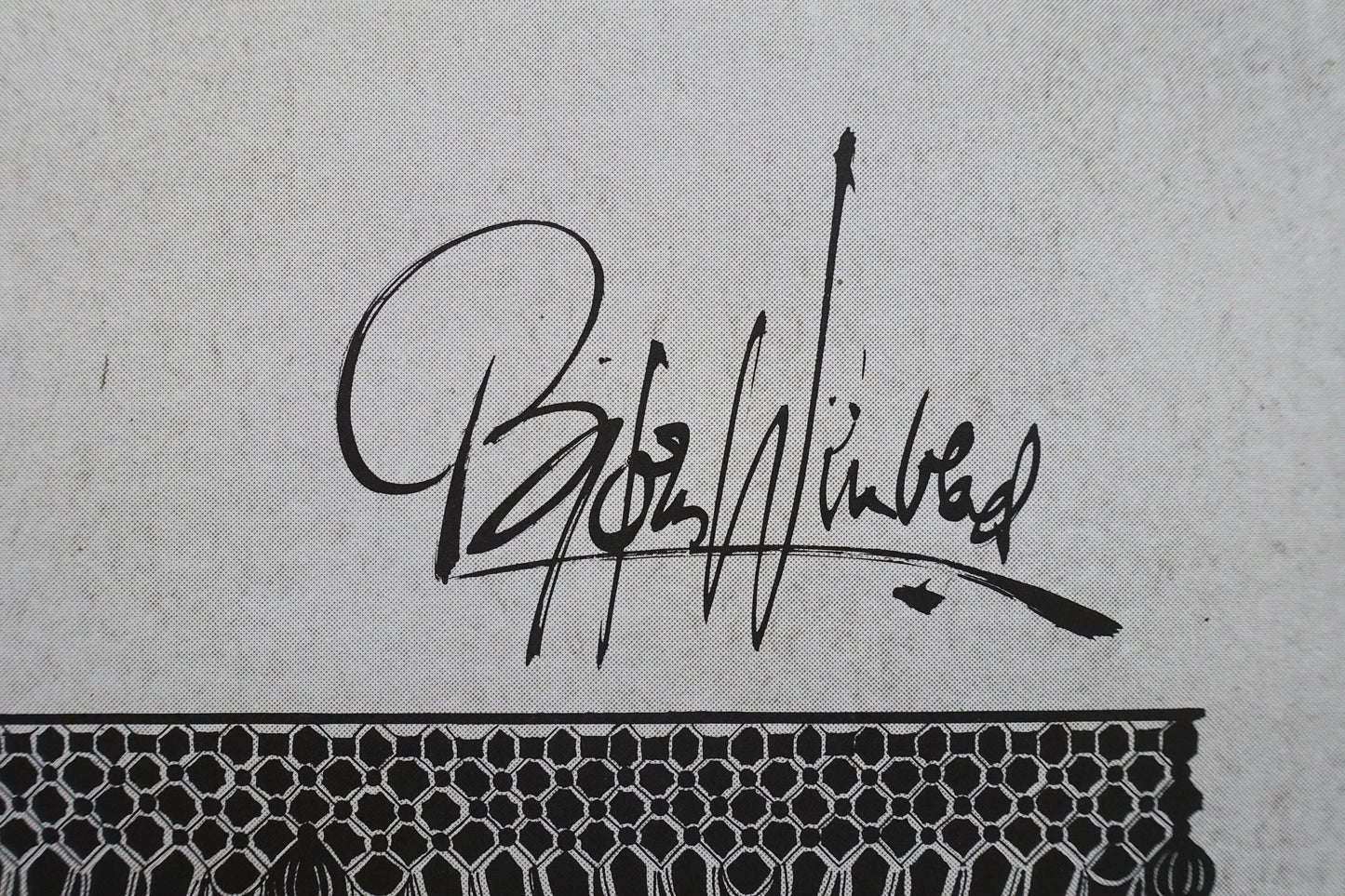 1996 Wiinblad Nymølle 30 Years Anniversary - Original Vintage Poster