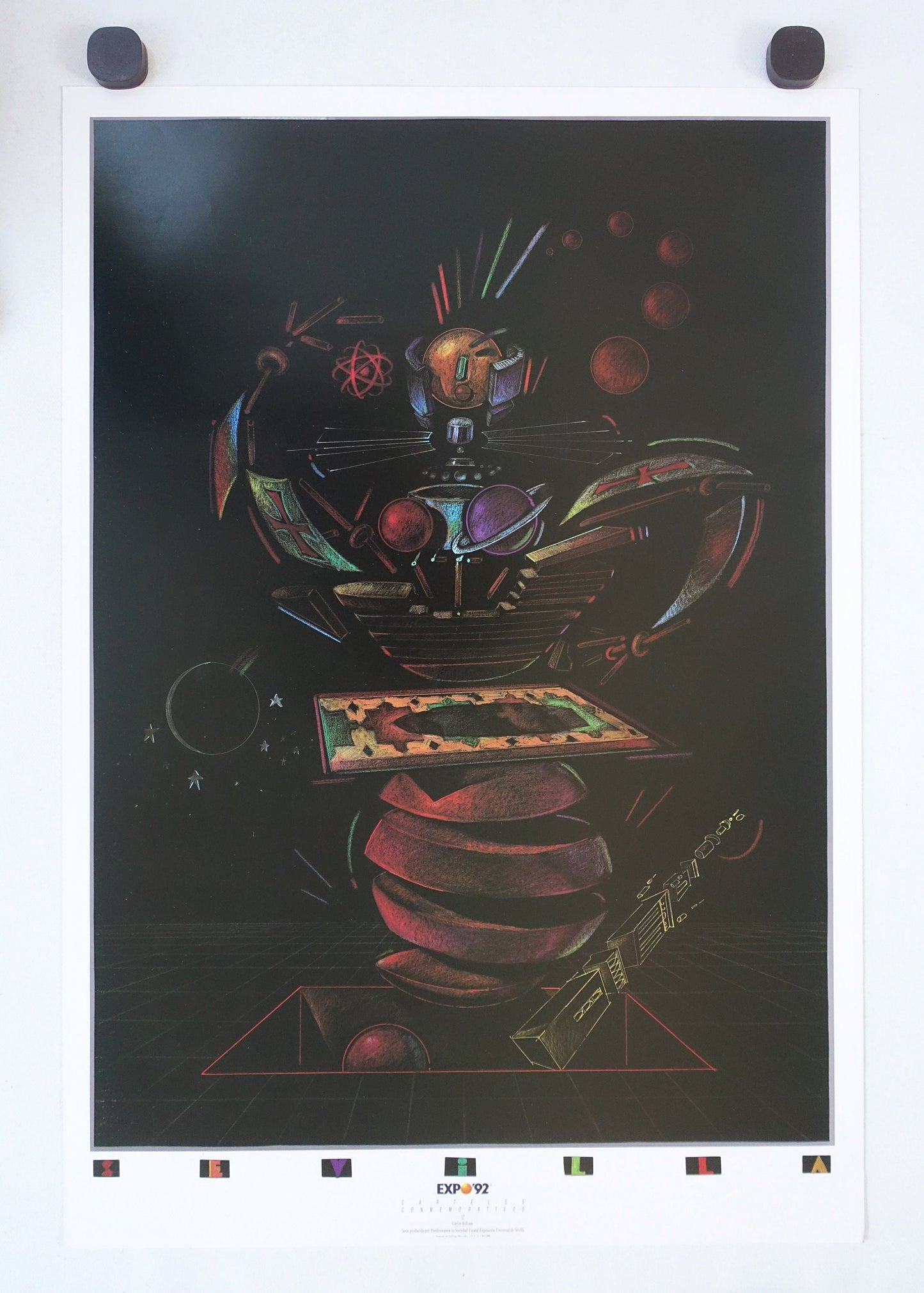 1992 Sevilla Expo by Carlos Killiam - Original Vintage Poster