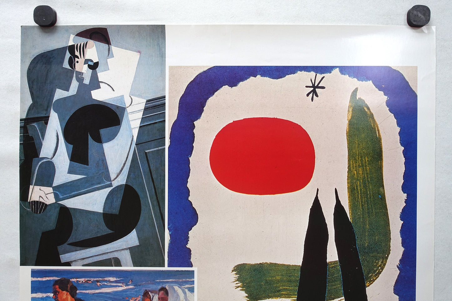 1987 Spain Travel Poster by Miro & Picasso - Original Vintage Poster