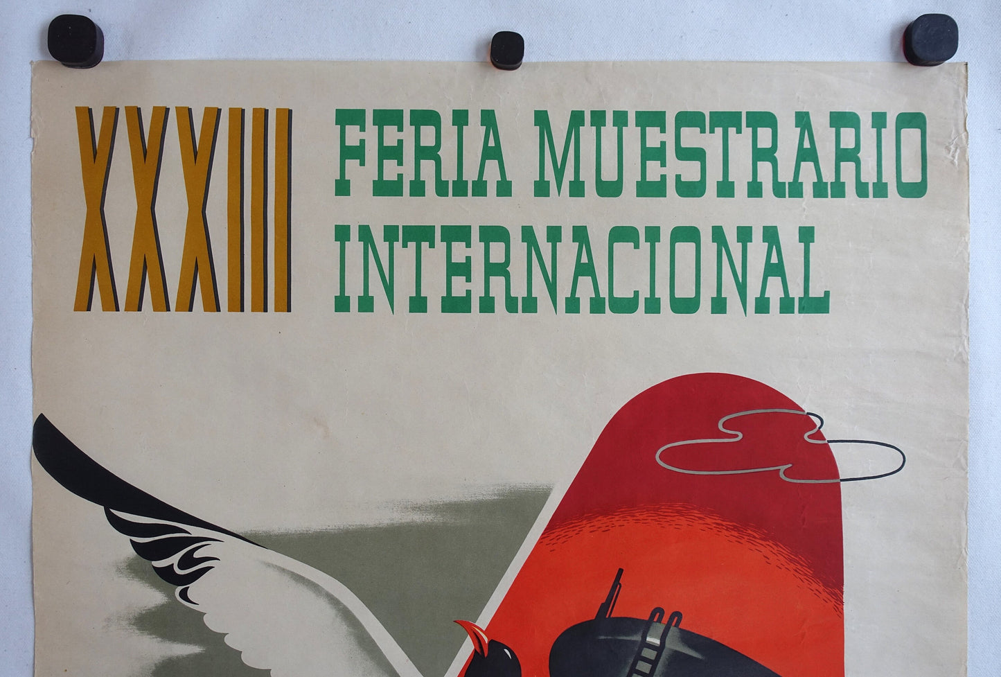 1955 Sample Fair Valencia - Original Vintage Poster