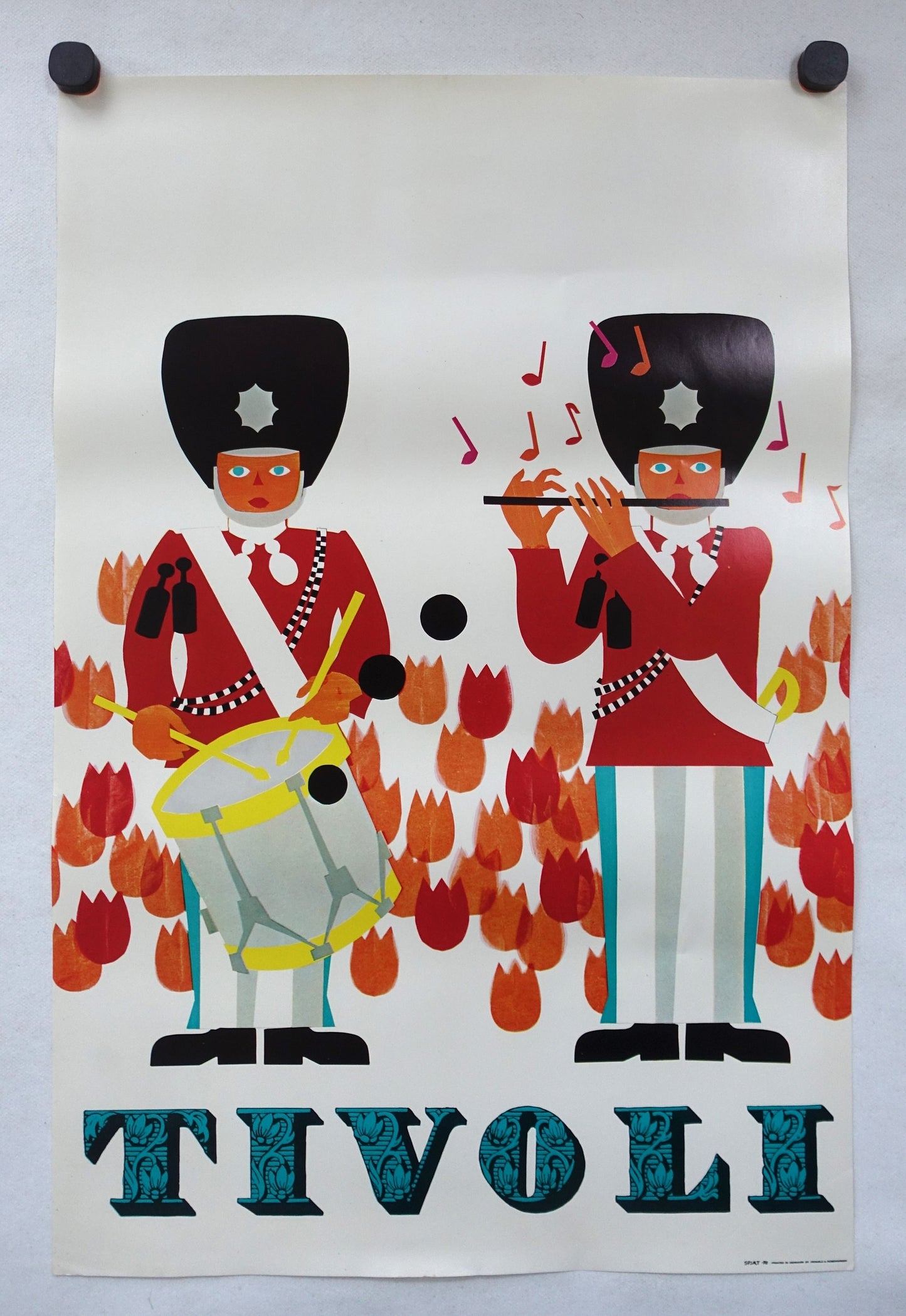 1970 Tivoli Gardens by Spjæt (Tivoli Guard) - Original Vintage Poster