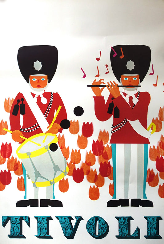 1970 Tivoli Gardens by Spjæt (Tivoli Guard) - Original Vintage Poster